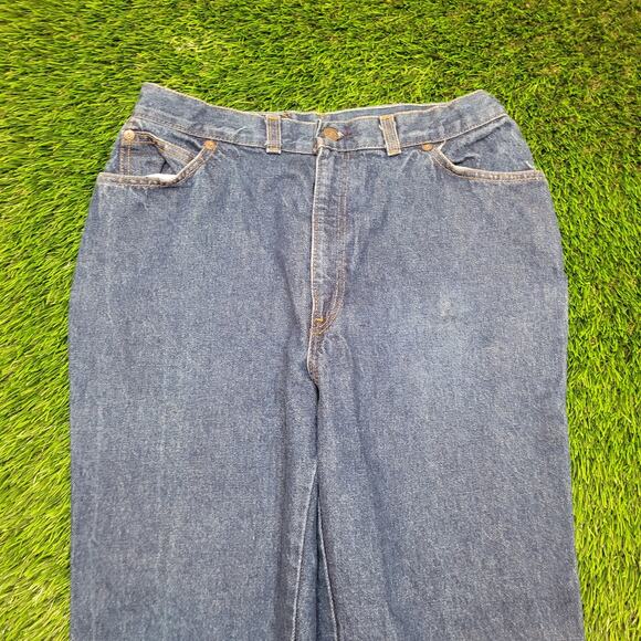 VINTAGE 1984 Levis 25035 Mom Jeans High Rise Tapered Womens 32x26 USA Cropped - Picture 2 of 10